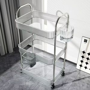 Chariot de rangement multifonctionnel moderne le plus populaire pour ongles, en acier inoxydable, pour salon de beauté et SPA, idéal pour le salon - Product Image 3