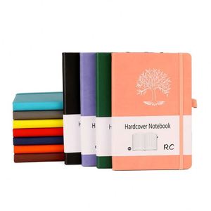 Carnet de notes personnalisé en cuir A5 avec reliure à chevalet et bande élastique, carnet en cuir personnalisé 2024 - Product Image 1