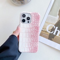 Étui de téléphone portable personnalisé à motif crocodile de l'Himalaya, dissipation de la chaleur, adapté à l'iPhone 16, étui de téléphone portable semi-enveloppant