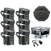 Kabelloser Wash-DMX-80W-Spot-Truss-9x12W-LED-Par-Uplight mit Akku für DJ, TV-Show, Event- und Bühnenbeleuchtung