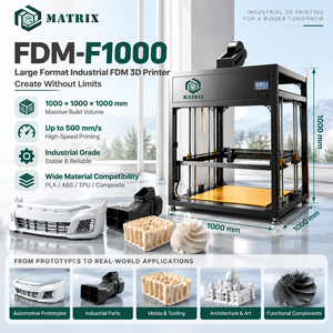Imprimante 3D automatique grand format 1000*1000*1000 avec PLA, présentoirs en aluminium, accessoires d'exposition, modèles publicitaires personnalisés - Product Image 1