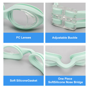 <span class=keywords><strong>Occhialini</strong></span> da Nuoto per Bambini YL1400, Lenti HD Anti-Appannamento, Protezione UV, Ponte Nasale Integrato Morbido per Allenamento in <span class=keywords><strong>Piscina</strong></span> - Product Image 5