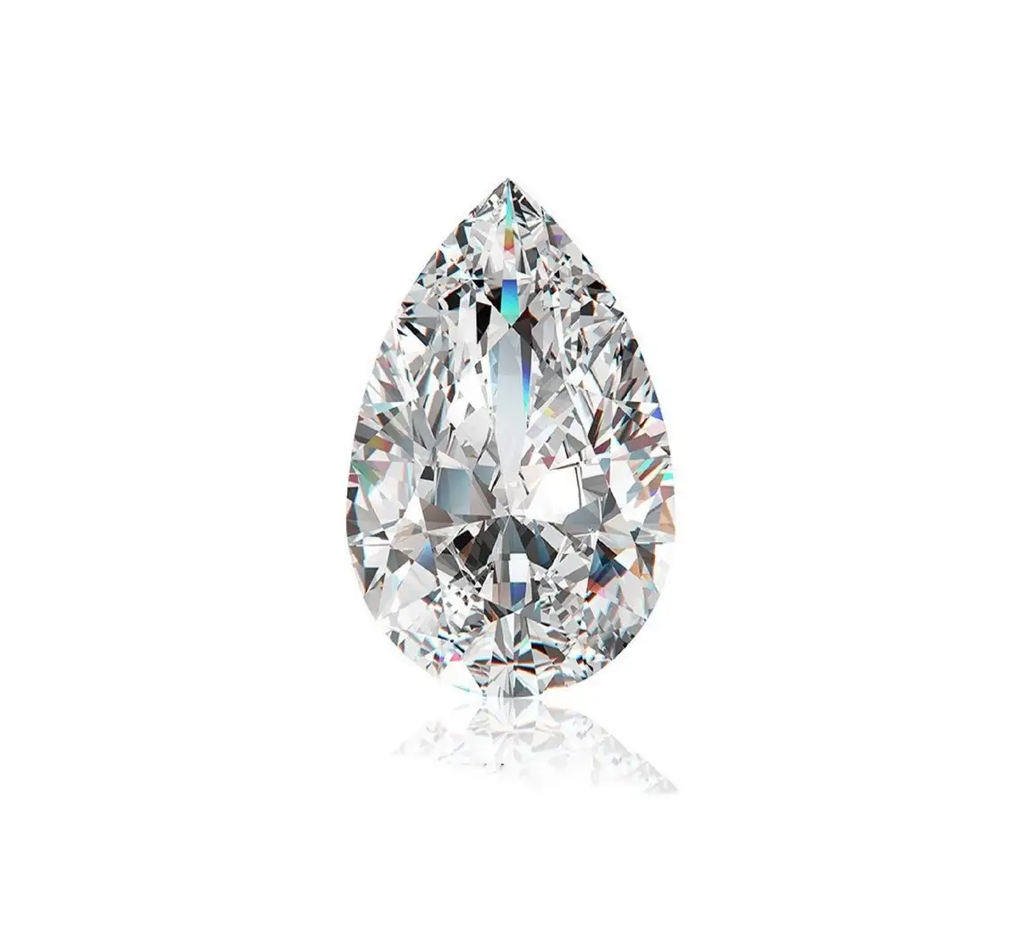 D-EF-GH الألوان VVS ممتازة الكريستال الماس الحجر مع شهادة جرا الكمثرى/المسيل للدموع كربيد سيليكون مقطع