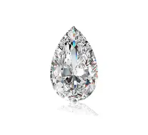 D-EF-GH Màu Sắc VVS Tuyệt Vời Crystal Diamond Stone Với Chứng Chỉ GRA Pear/Tear Cut Moissanite