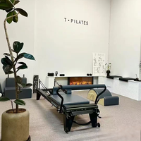 Máquina de Entrenamiento de Core para Estudio, de Aluminio de Alta Gama, Profesional, Duradera, Equipo de Pilates Reformer Comercial