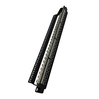 Panneau de brassage réseau blindé industriel anti-interférence 24 ports FTP CAT6A/CAT6 pour réseaux