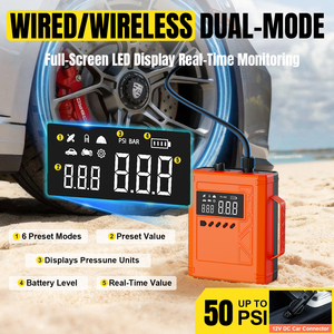 Pompe électrique portable pour planche de SUP 14,8 V avec écran LED, haute <span class=keywords><strong>pression</strong></span>, double étage, <span class=keywords><strong>gonflage</strong></span> et dé<span class=keywords><strong>gonflage</strong></span> - Product Image 2