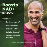 Liposomal NAD+ Ultimate 900mg Formula Lanjutan 80 Kapsul Vegetarian Antioksidan Pendukung Imunitas Quercetin Resveratrol 2 Kali Sehari