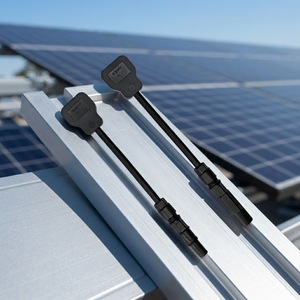 NSPV <b>Waterproof</b> Connector Cable Assembly OEM ODM Male Female PV Mini Solar Junction <b>Box</b> - Product Image 3