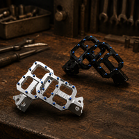 Repose-pieds larges en titane pour Sur-Ron Light Bee X/Ultra Bee & Talaria E-Ride Pro, pièces de mise à niveau pour vélos électriques MX Performance