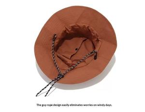 Chapeau Bob Personnalisé Coupe-Vent et Imperméable pour la Pêche en Extérieur, Chapeau de Soleil Pliable avec Sangle Mentonnière Sécurisée pour la Randonnée, le Camping et les Voyages - Product Image 6