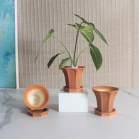 Pot de fleurs en céramique pour plantes succulentes, décoration de jardin d'intérieur, balcon, avec trou de drainage, 2026