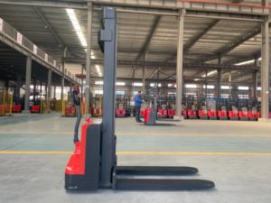 Apilador eléctrico Walkie de 1,<span class=keywords><strong>5</strong></span> T, apilador eléctrico con altura de elevación de 3M, carretilla elevadora apiladora eléctrica de almacén - Product Image 4