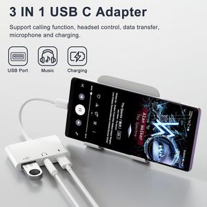 <span class=keywords><strong>Adaptateur</strong></span> casque USB-C vers jack 3,5 mm avec prise en charge OTG et répartiteur auxiliaire pour iPhone/S22/S21/S20/<span class=keywords><strong>iPad</strong></span> Pro/<span class=keywords><strong>Air</strong></span>/Pixel <span class=keywords><strong>4</strong></span> et ordinateurs portables - Product Image 2