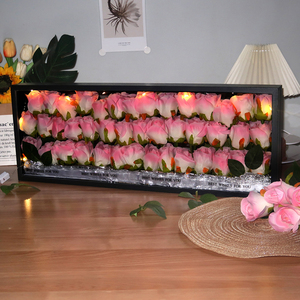 Handmade Modern Art Photo <strong>Shadow</strong> <strong>Box</strong> <strong>Double</strong>-Sided Floating Frame <strong>Shadow</strong> <strong>Box</strong> with Floating Frame Dried Flower Display Frame - Product Image 1