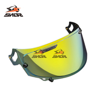 SNOR Nouvelle visière de casque de moto PC résistante à l'usure, aux rayures et aux UV pour Arai RX-7XRX-7VNEOXD Haute définition
