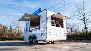 Mobile Bar Custom <b>BBQ</b> New Style Concession Food Trailer Coffee Cart Snack Food Ice Cream Fully Equipped Mobile Food Truck - Product Image 6