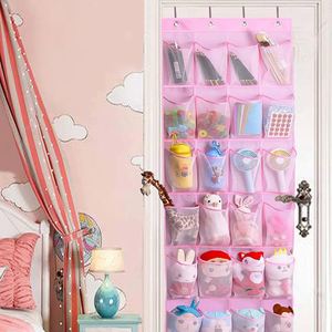 The Simple Model Over the Door Hanging <b>Shoe</b> Organizer with 24 Large Mesh Pockets Organizer Hanging Bag - Product Image 5