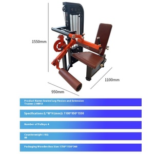 Machine de musculation commerciale double fonction en acier pour les jambes et presse à jambes avec pile de poids de 70 kg, écologique et en promotion, haute qualité - Product Image 2