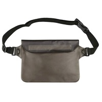 Sac banane imperméable transparent en PVC pour sport de plein air de grande capacité avec logo personnalisé pour la course à pied