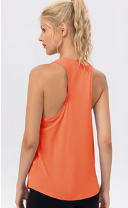 Chaleco de Yoga Fresco de Verano para Mujer, Transpirable, de Alta Elasticidad, Sin Mangas, Top Deportivo Holgado para Correr, Gimnasio, Yoga - Product Image 4