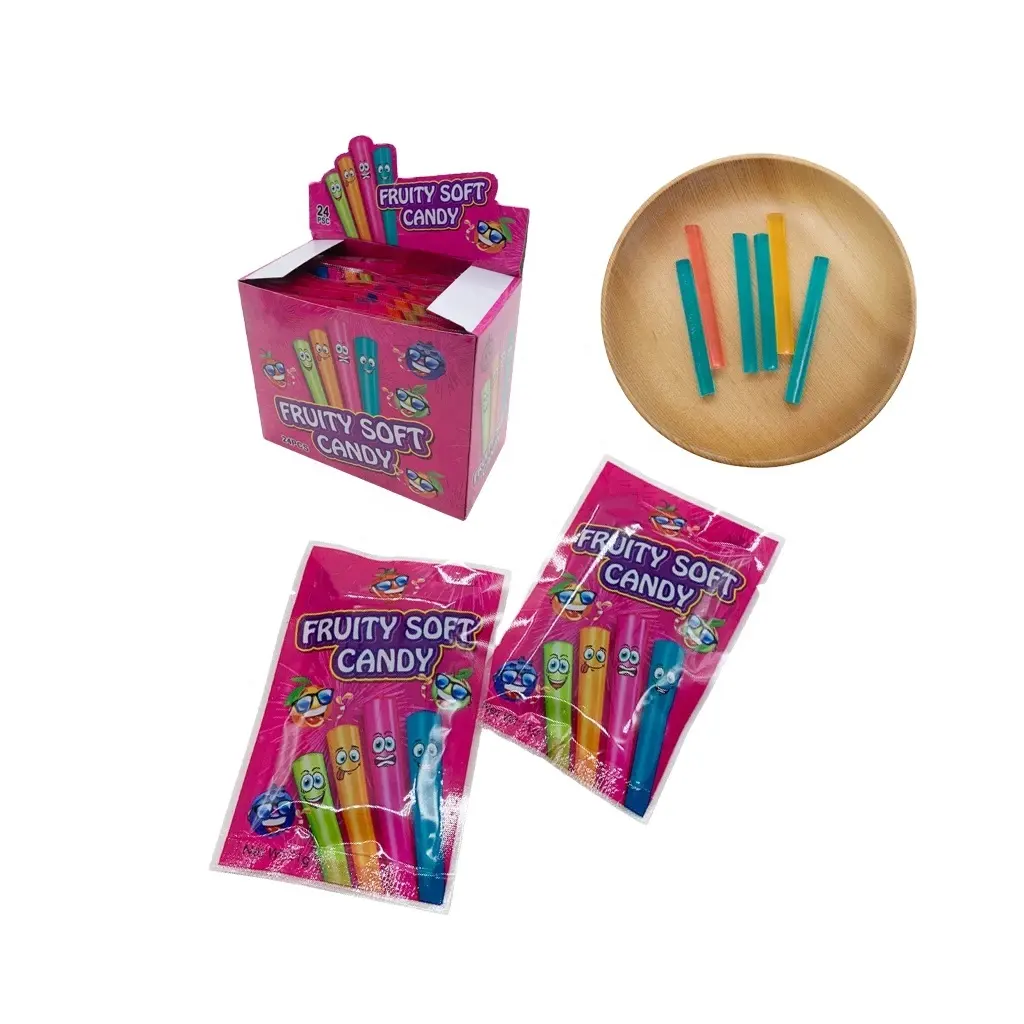 Sweet Fun Chewy Sticks und Sour Gel Juicy Jam Jelly Gummy Candy