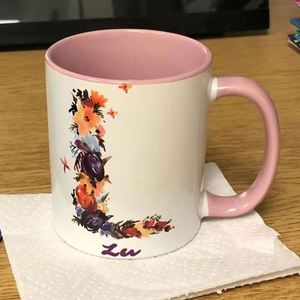 Mug à café ou à thé en céramique blanche de 11 oz, cadeau d'entreprise, sublimation, logo personnalisé imprimé, mugs promotionnels - Product Image 2