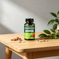 Complément de Vitamines et Minéraux, Complexe de Magnésium Glycinate Chélaté, Capsules Végétariennes, 120 Unités, Formule Adulte Favorisant l'Amélioration