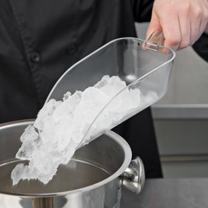 Juego de cucharas de harina de metal de acero inoxidable y pala de hielo de plástico Bar Accesorios para bebidas Herramientas - Product Image 3