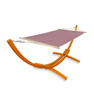 Hamaca de jardín de calidad de fábrica de China, soporte de madera, reposabrazos impermeable, muebles de exterior, tamaño grande, sala de estar, gimnasio, Camping - Product Image 1
