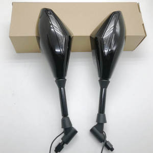 Nuevo Par de Espejos Retrovisores LED de Repuesto para Motocicletas Yamaha YZF R6/R6S/FZ1/FZ6/FZ8S/FJR1300/XJ6/FZR600, Izquierdo, Aleación de Carbono - Product Image 2