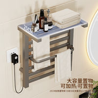 Sèche-serviettes électrique mural intelligent WiFi pour salle de bain, idéal pour la maison