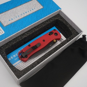 Cuchillo Profesional de Grado Industrial con Grabado Láser TREDKNIX BUGOUT Mini 533 para Camping, Personalizado OEM, con Hoja S30V y Punta de Nailon y Vidrio - Product Image 2