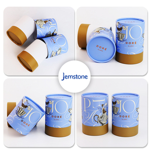 Chine vente en gros 100% papier biodégradable recyclé peut pot kraft tube de papier rond emballage - Product Image 6