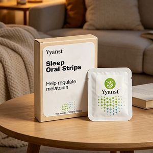 Extrait de Plantes Naturelles, Marque Privée Personnalisée, Bandelettes Orales Douces pour le Sommeil, Saveur Personnalisée, Carton Kraft Minimaliste, 30 Films Individuels - Product Image 3