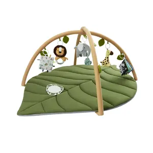 Newborn Nest Baby Bed Baby Play mat Leaf shape Baby Lounger Kids Bed