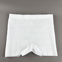 Sous-vêtements post-partum jetables culotte en maille souple et extensible et respirante slip postnatal élastique à taille haute pour femme saignant