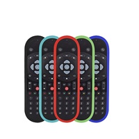 Nueva funda protectora de silicona de color fluorescente para control remoto de TV SK Q