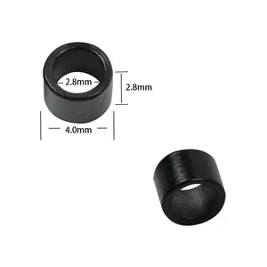 1000 pièces 4.0X2.8X2.8mm Micro anneaux liens <span class=keywords><strong>perles</strong></span> armure toile <span class=keywords><strong>sans</strong></span> Silicone pour outils d'extension <span class=keywords><strong>de</strong></span> cheveux - Product Image 2
