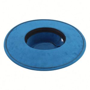 Custom Outdoor Wholesale High Quality Wide Brim Wool Felt Suede Fedora <b>Hat</b> <b>Band</b> Unisex Party Fishing Casual Character 3D - Product Image 5