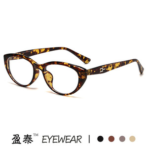 กรอบแว่นตาทรงแคทอายสำหรับผู้หญิง ยี่ห้อ Yingtai ป้องกันแสงสีฟ้า เลนส์เรซิ่นเต็มกรอบ - Product Image 3