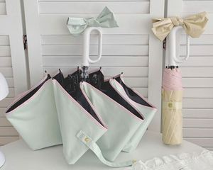Parapluie anti-UV UPF 50+ pour la protection solaire et la pluie, petit format de voyage, style japonais, cadeau promotionnel - Product Image 1