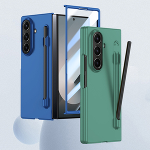 For Samsung For <strong>Galaxy</strong> Z Fold 7 Phone <strong>Case</strong> With Pen Slot Holder Screen Film Protector Durable PC Material Cover For Z Fold 7 - Product Image 1