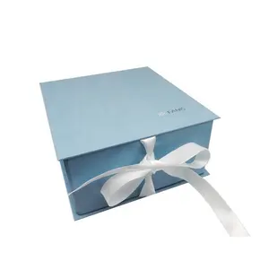 High-end Luxury Foldable Packing Box Paper Flat Folded Gift Box With Magnetic