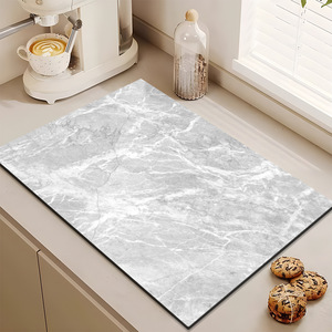 Kitchen <b>Bar</b> Counter Drain <b>Mat</b> Rectangle PVC Anti Slip Heat Insulation <b>Mat</b> For Kitchen Countertop - Product Image 3