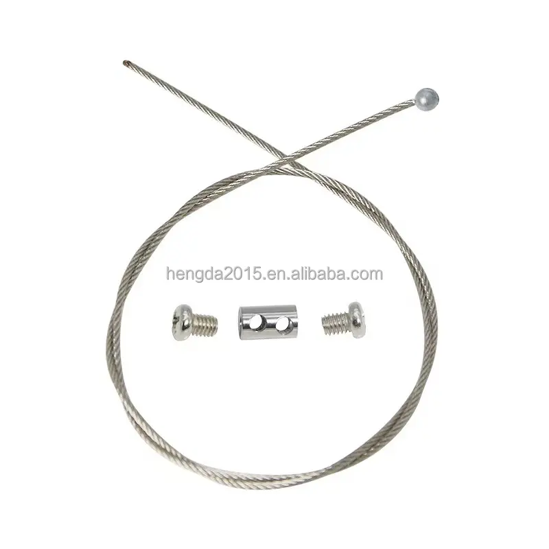 Customized Size galvanized 1.0mm hanging system cable lugs stainless steel wire rope for slings