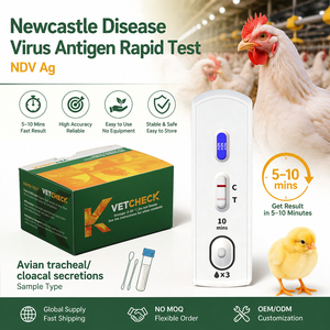 Kit de Prueba <span class=keywords><strong>ELISA</strong></span> para la Detección de Anticuerpos del Virus de la Enfermedad de Newcastle (NDV) en Aves de Corral, para Diagnóstico Veterinario Profesional en Granjas Avícolas - Product Image 2