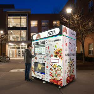 Máquina Expendedora Inteligente de Snacks las 24 Horas, Máquina Expendedora Automática de Pizza para Negocios de Pizza - Product Image 1