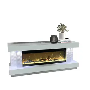 Ev mobilya çin toptan fiyat ucuz şömine 7 renk ısıtıcı yüksek seviye mobilya ile yüksek kaliteli malzeme