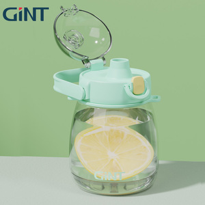 Portable 650ml mignon moderne en plastique chinois 1 litre 1000 <span class=keywords><strong>ml</strong></span> Sport bouteille d'eau avec paille pour les enfants - Product Image 5